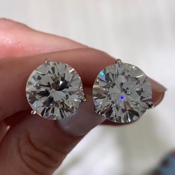 Jewelry 2 Carat Diamond Earrings Martini Set Poshmark